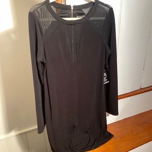 NWT Black Express  dress long sleeve